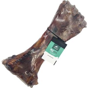 Beef Shin Bone for Large Dogs Long Lasting Natural Big Dog Bone Chew for Aggressive & Heavy Chewers Real Smoked Beef Shank with Marrow Single Ingredient Safe Treat for Power Chewers