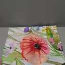 ANQSYY Floral Shower Curtain for Bathroom, Watercolor Wildflower Design with 12 Hooks, Machine Washable Fabric, 72 x 72 Inch, Boho Farmhouse Rustic Decor.