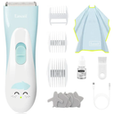 Baby Hair Clippers, Ceramic Blade Electric Kids Hair Trimmer, Ultra-Quiet Cordless Rechargeable Waterproof Haircut Kit for Kids & Adult