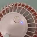 Gaiatop Desk Fan, 5-Inch Portable Electric Table Desktop Air Circulator Fans, Small but Powerful with 3 Speed 360° Adjustable Tilt for Cooling Home Dorm Office Bedroom Bathroom Kitchen, Pink