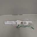 White Tension Curtain Rod for Windows 28 to 48 inch, Adjustable Expandable Pressure Spring Curtain Rod No Drilling, 7/8" Curtain Rod for Bedroom Doorway Closet Door