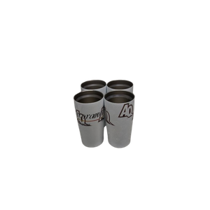 24 Oz Stainless Steel Cups Mix (Pack Of 4)