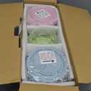 16oz Glass Meal Prep Containers with Lids, Airtight 2 Cup Glass Food Storage Containers Set, Heat-Resistant BPA-Free Container for Soup, Leftovers, Microwave, Oven, Dishwasher & Freezer Safe (6 Packs) (Multicolor)