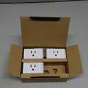 Kasa Smart Plug HS103P4, Smart Home Wi-Fi Outlet Works with Alexa, Echo, Google Home & IFTTT, No Hub Required, Remote Control, 15 Amp, UL Certified, 3 Pack, White