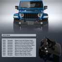 68391566AB Folding Top Latch Compatible with Wrangler Jl 2018-2024 Gladiator 2020-2024 Replace 68391566AA
