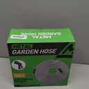 Garden Hose 50ft, Heavy Duty Stainless Steel Water Hose with 10 Functional Nozzles, No Kink, Lightweight and Flexible, Easy to Use and Store, Strong and Sturdy, Suitable for Yard and Lawn