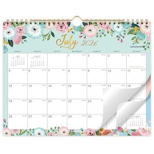 Calendar 2026-2027 - Wall Calendar 2026-2027, 11" x 8.5", JUL.2026 -DEC.2027, 18 Monthly Wall Planner Large, Hanging Hook, Wall Calendar With Twin-Wire Binding
