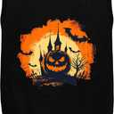 Comfortable Polyester-Cotton Dog Shirt with Pumpkin Print Halloween, Perfect for Small & Medium Dogs, Soft & Stylish Pet Apparel for Everyday Wear. Black&L