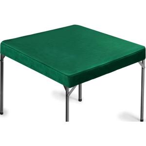 Folding Tablecloth - Green Felt Table Cover for Card Games, Poker, Mahjong, Jigsaw Puzzles & Board Games - 34 x 34 x 4 Inch (34 x 34 x 4 Inch, Green)