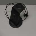 Anlmz 3 in 1 Charging Station for iPhone, Wireless Charger for iPhone 17 16e 16 15 14 13 12 11 X Pro Max & Apple Watch - Wireless Charging Station for AirPods 4 3 Pro (Black)