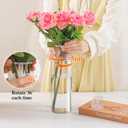 3 Clear Acrylic Cylinder Vase for Centerpieces, Tall Cylinder Plastic Hurricane Vases, Large Unbreakable Flower Vases for Wedding Bouquet (D 4.8", D 6" X H 15.8" +D 4" X H 12") 3 Different Sizes