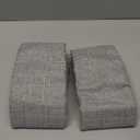 Kevin Textile Pack of 2 Outdoor Waterproof Pillow Covers Checkered Decorative Cushions Sham Throw Pillowcases Shell for Patio Tent Garden Couch Bed Sofa 22x22 Inch Grey (Gray)