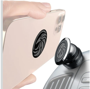 Universal Car Phone Mount Magnetic - All-Metal Car Mount for Smartphone & GPS - Cell Phone Holder for Car Dashboard. +100 to Safeness & Comfort