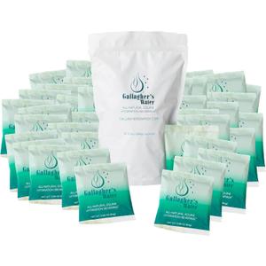Gallagher's Water 120 Pack All-Natural Patented Equine Hydration Treat - Enhancement Powder Mix Horse Drink Treat to Help Encourage to Drink Water - Made with All Natural Ingredients, FEI Compliant