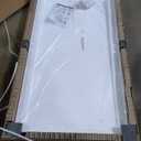 MORVANO 32 x 60 Shower Base with Left Drain Removable Stainless Cover,Shower Pan Kit Non-Slip in White