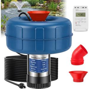 1HP 15000 GPH Pond Aerator Fountain Pump with Timer