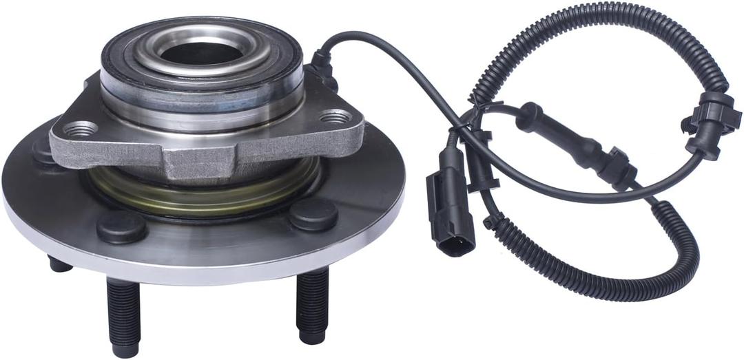 TUCAREST 515126 Front Wheel Bearing and Hub Assembly Compatible with 2009-2010 Do-dge Ram 1500 (Fit from 09/2008), 2011 Ram 1500 [5-Stud Hub W/ABS]