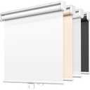 LazBlinds No Tools No Drill Cordless Roller Shades, Light Filtering Roller Blinds for Windows, Thermal Insulated UV Protection Roll Up Window Blinds and Shases, 24'' W x 72'' H, White