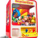 JOYIN Claw Machine Arcade Toy with LED Light & Adjustable Sound, Rechargable Dispenser Toys Mini Vending Machine for Kids - Perfect Christmas & Birthday Big Gifts for Kids, Ages 3+