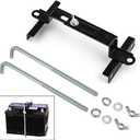 Adjustable Battery Hold Down, Universal Battery Adjustable Crossbar with L Bolt Battery Hold Down Holder for Car SUV (Bolt Length 24cm/9.45inches)