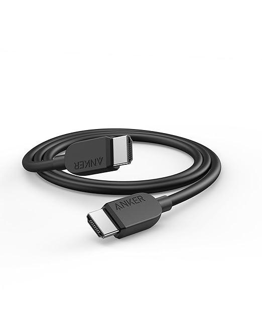 Anker HDMI Cable 8K@60Hz, Ultra HD 4K@120Hz HDMI Cord,48 Gbps Certified Ultra High-Speed, Compatible with PlayStation 5, Xbox, Samsung TVs, and More (3ft)