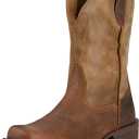 Ariat Rambler Western Boot  Mens Leather, Square Toe, Western Boots (9, Earth/Brown Bomber)