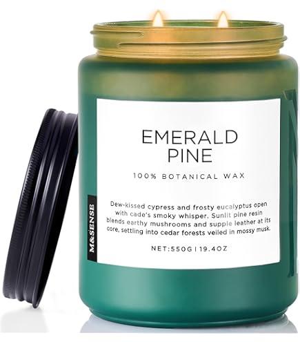 Natural Soy Wax with Pine Scent Candle M&sense 550g
