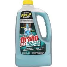 Drano Max Build-Up Remover, Drain Cleaner, Commercial Line, for Kitchen, Toilets, Shower, Sinks, 60 fl oz