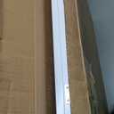 PAWLAND Wooden Freestanding Foldable Pet Gate for Dogs, 24 inch 4 Panels Step Over Fence, Dog Gate for The House, Doorway, Stairs, Extra Wide (White, 24" Height-4 Panels)