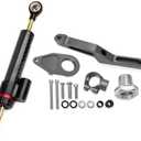 For Ninja ZX-6R ZX636 ZX6R ninja zx6r zx636 2026 2025 2024 2023 2022-2013 motorcycle accessories steering shock absorber steering shock absorber stabilizer steering damping bracketTitanium kit)