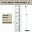 Height Measurement Portable Stadiometer Height Rod 8-85 inch/20-217 cm Unit with cm & inch, Accurate Scale Height Measuring Tool with Precision Adjustment for Office Home Adults