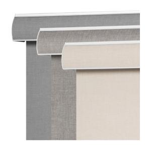 SEEYE Blackout Roller Shades for Windows, Cordless, Roller Blinds, Linen Fabric Window Blinds, Thermal Insulated Fabric UV Protection, Room Darkening Shades for Home,Office (Line Beige, 39" W x 72" H)