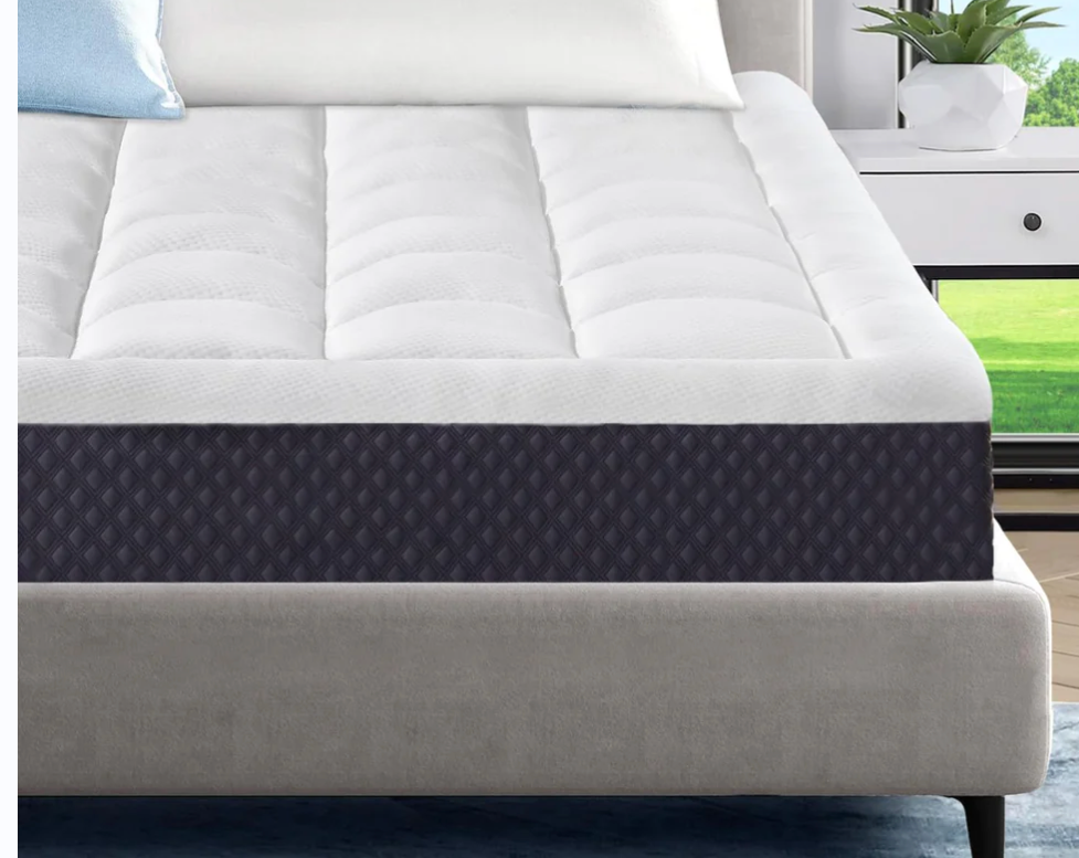 Elemuse Gel Memory Foam Full Size Mattress Topper