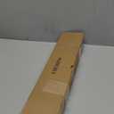 Curtain Rods for Windows 48 to 84 Inch(4-7 Feet),Black 1'' Diameter Drapery Rods with End Cap Style Design,Modern Adjustable Heavy Duty Curtain Rod,Size:36''-88''