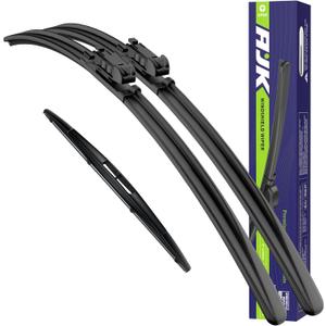 AJK 22 22 and 12 inch Wiper Blades, Premium All Season 3 Pack Driver Side and Passenger Side Front Windshield Wipers Replacement for GMC Yukon 2007-2013