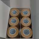 OK TAPE Self Adherent Cohesive Bandages Wrap - 6Packs, 4" x 5 Yards, Non-Woven Self Adhesive Bandage Wrap for Thumb, Finger, Wrist, Ankle, Vet Wrap Bandages Tape (Beige)