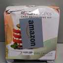 RFAQK 64PCs Cake Decorating Kit with Leveler, Baking Supplies Gift Includes Cake Stand Turntable, 24 Numbered Icing Tips, 30+1 Piping Bags, 2 Frosting Spatulas, 3 Scrappers, Video Course & Booklet (Blue)