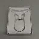 ELISHINE 7 Color Face and Neck Massager Light Therapy, Red Light Based Facial Massager for Skin Care, Smoothing, Firming (White)