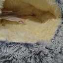 ShinHye Cat Bed Round Plush Fluffy Hooded Cat Bed Cave, Cozy for Indoor Cats or Small Dog beds, Soothing Pet Beds Doughnut Calm Antinxiety Dog Bed  Waterproof Bottom Washable (20×20inch, Grey)