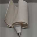 Fabric Lamp Shade for Desk Lamp Detachable Beige Linen Cover with Safe Metal Frame Lightweight and Easy to Install Table Light Shade for Bedroom and Living Decor