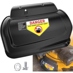 987-02516A Hinged Mulching Plug - Compatible with MTD, Troy Bilt, Craftsman, Cub Cadet, Fits 21" Murray Push Mower and More, Comes with Spring, Pin and Hinge 987-02516, 687-02516A, 687-02516
