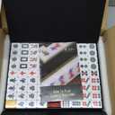 Yellow Mountain Imports Chinese Mahjong Set Rouge Prestige 146 Medium Tiles, Professional Set for Chinese-Style Play 