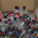 Forart Collapsible Christmas Tree Artificial Tinsel Xmas Tree, Pop Up Tinsel Trees Collapsible Reusable Slim Tree Easy-Assembly for Home Christmas Decoration