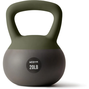 Soft Kettlebells with Cushioned Impact-Resistant Base and Anti-Slip, Wide-Grip Handle for Home Workouts, Weightlifting, and Full Body Strength Training