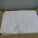 Fitable White Tablecloths for Rectangle Tables, 6 Pack - 70 x 120 Inches - Reusable and Washable Table Clothes for 6-8 Ft Tables, Polyester Fabric Table Covers for Wedding, Party, Banquet