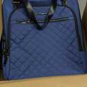 EMPSIGN Underseat Carry On Wheeled - 16" Carry on Bag with Wheels Multi-functional Lightweight Rolling Bag Overnight Weekender Small Suitcase for Women Men Travel Business, Haze Blue