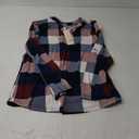 Dokotoo Womens Basic Casual V Neck Plaid Print Cuffed Long Sleeve Work Tops Blouses Shirts (Large, Pink)