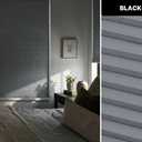 LazBlinds Cordless Cellular Shades, No Tools No Drill Blackout Honeycomb Shades Pleated Blinds for Windows, 26 1/2" W x 64" H, Dark Grey