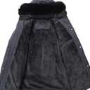 Women's Plus Size Down Coat Parka Jacket | Waterproof, Windproof, Detachable Hood, Thicken for Winter Warmth