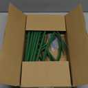 10 Pack Plant Support Stakes for Indoor Plants, 27.56 Inch Twig Plant Sticks with Orchid Clips Twist Ties and Plant Ties for House Potted Plants and Flower, Plastic Branches Support Structures, Green